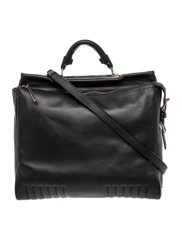 Leather Top Handle Bag