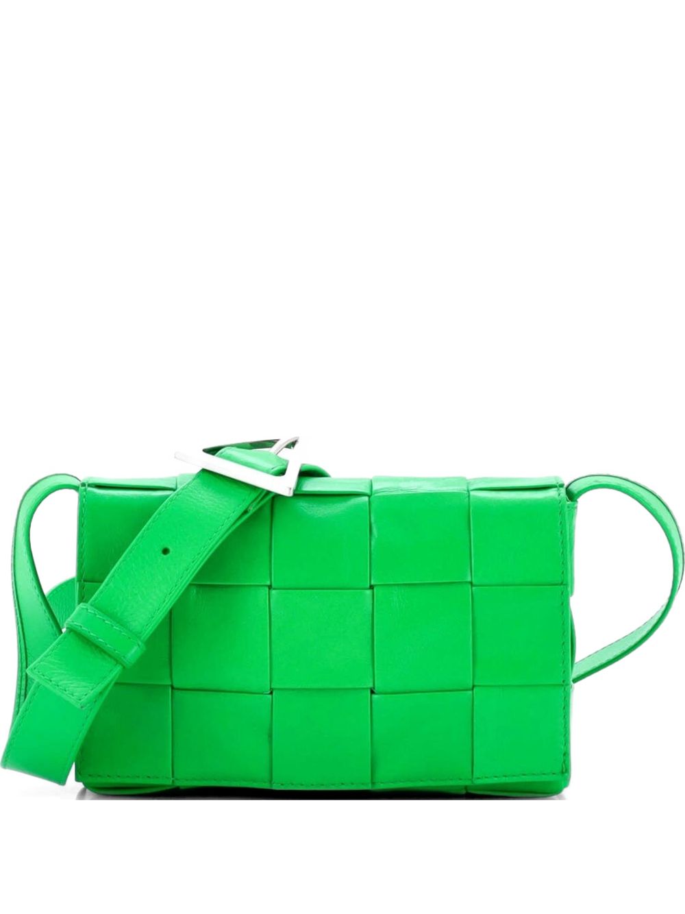 Bottega Veneta Cassette Maxi Intrecciato Leather Small crossbody bag