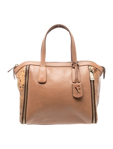 Leather Top Handle Bag