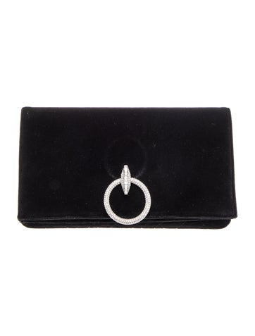 Velvet Strass Clutch