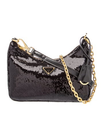 Enameled Metal Triangle Shoulder Bag