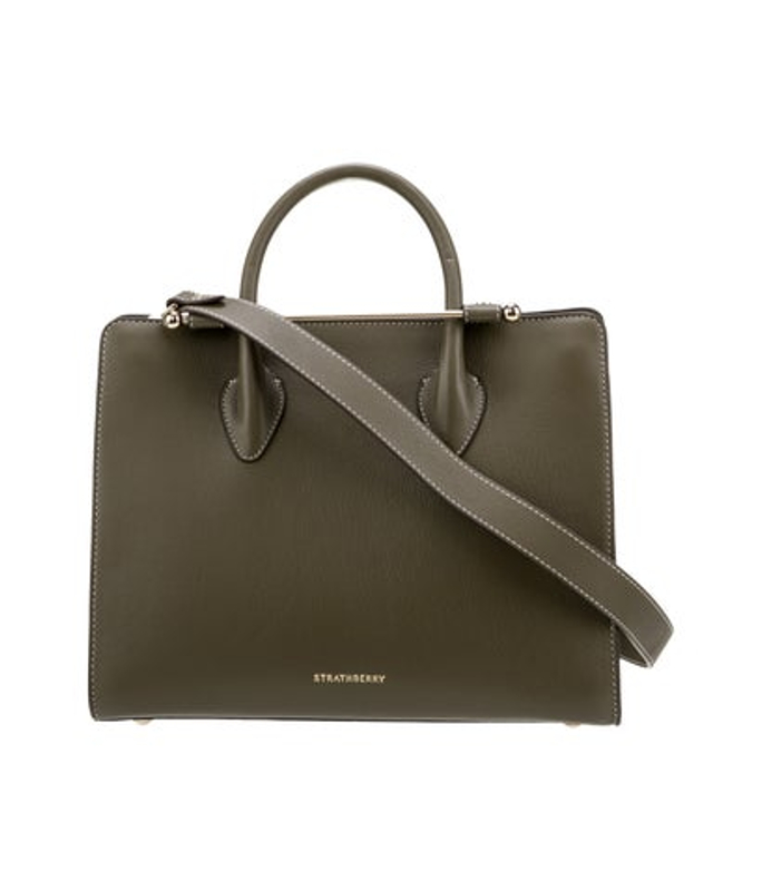 Strathberry Leather Top Handle Bag
