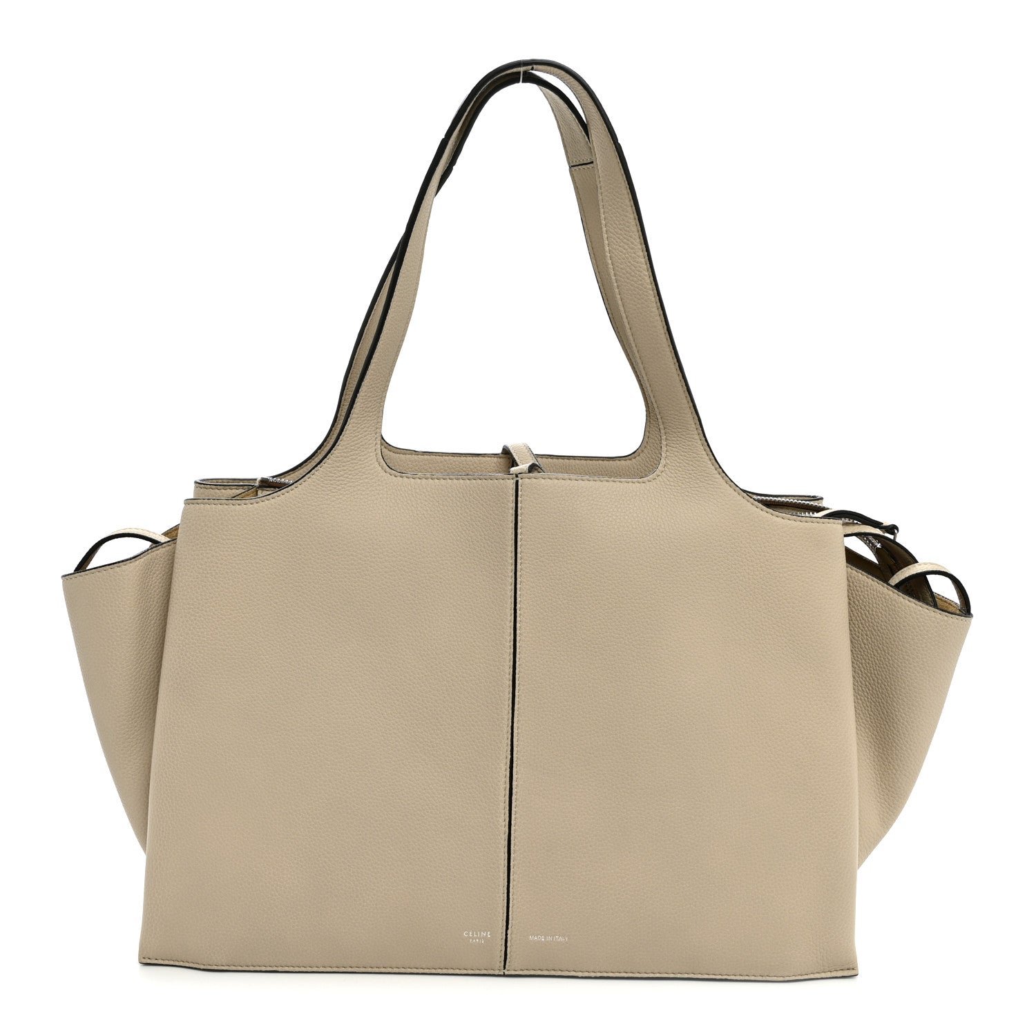 Celine Celine Baby Grained Calfskin Medium Tri-Fold Bag Powder