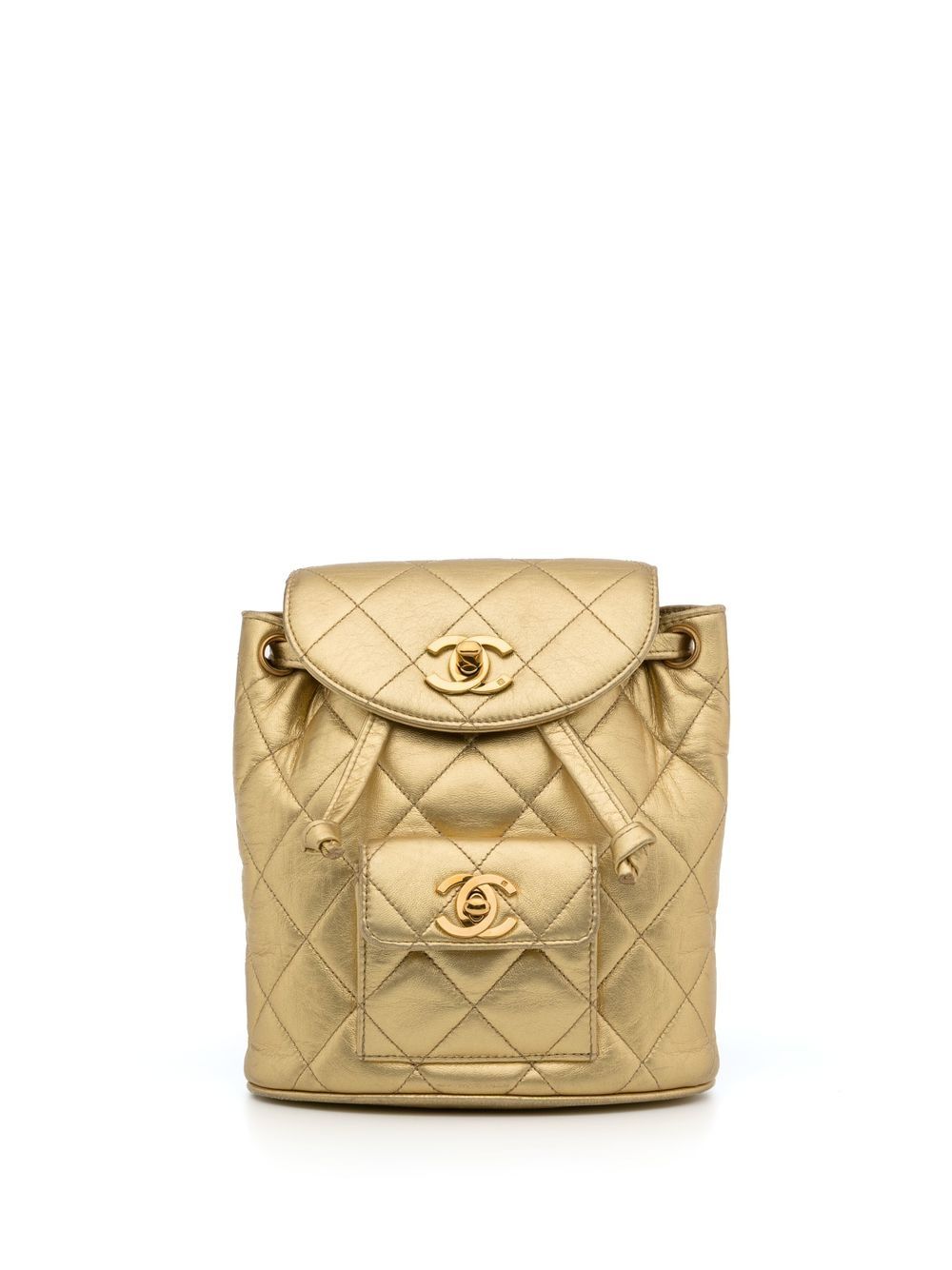 1992 Duma diamond-quilted backpack