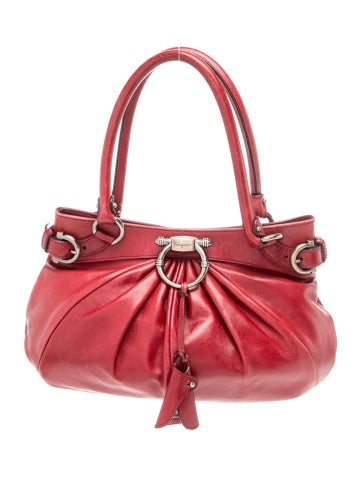 Leather Top Handle Bag