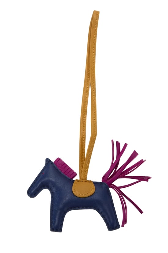 Multicolor Milo Leather Rodeo Bag Charm PM