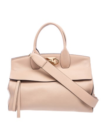 Leather Top Handle Bag