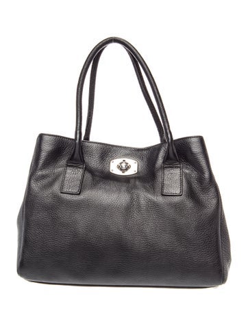 Leather Top Handle Bag