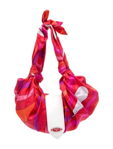Emilio Pucci Leather Top Handle Bag