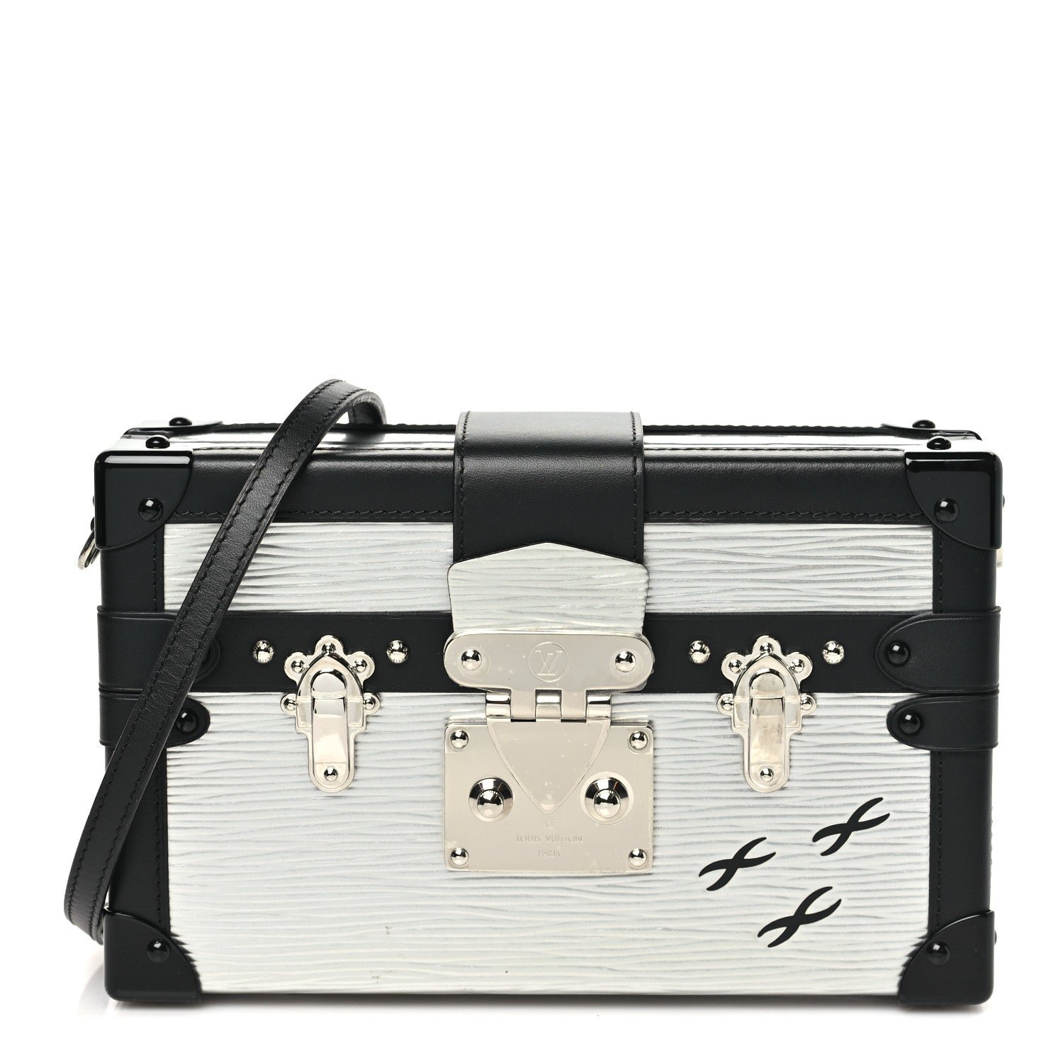 Louis Vuitton Epi Petite Malle Silver