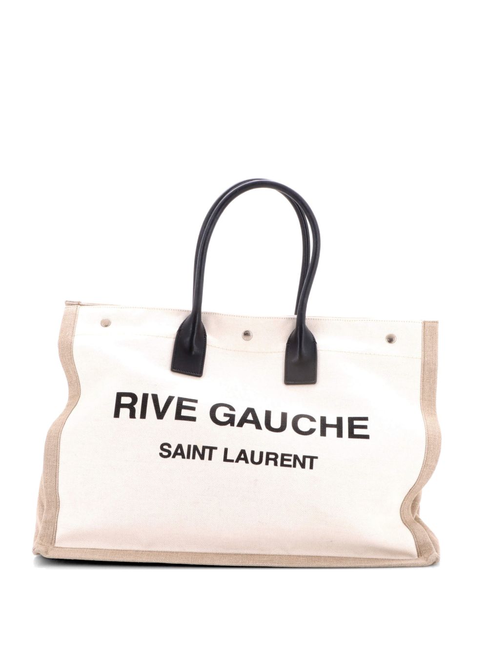 Rive Gauche Shopper Canvas Large tote bag