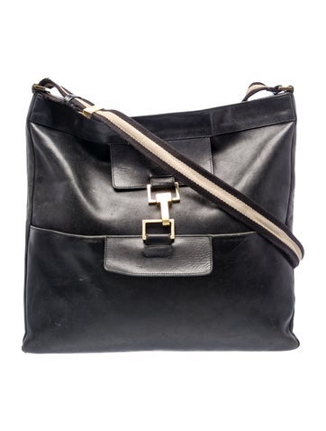 Leather vintage black leather shoulder bag Vintage