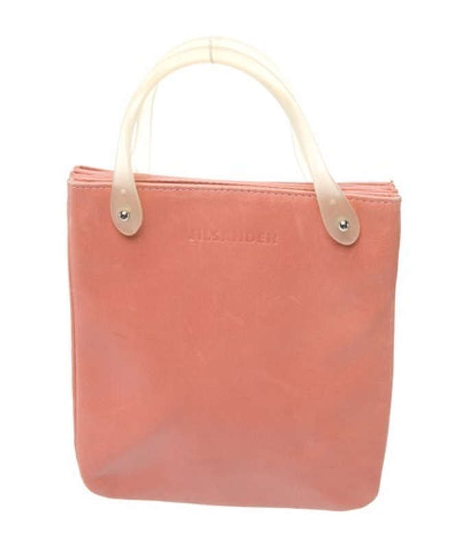 Jil Sander Sander Leather Top Handle Bag