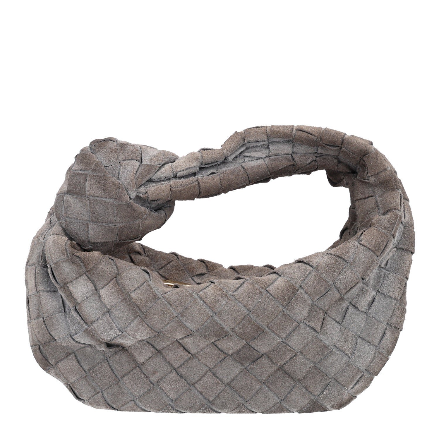 Bottega Veneta Suede Intrecciato Mini Jodie Thunder