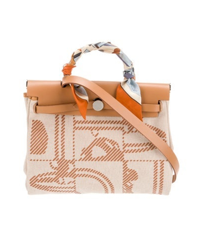 Hermes Toile Brides De Gala Herbag Zip 31