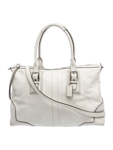 Leather Top Handle Bag