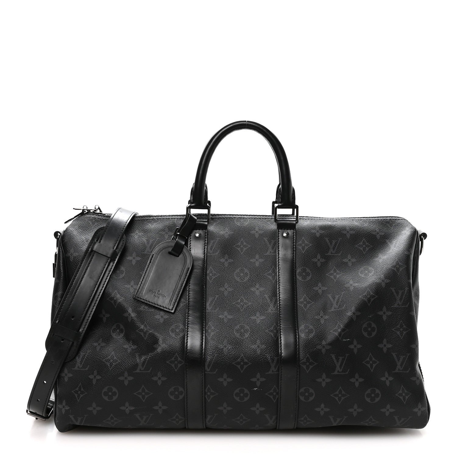 Louis Vuitton Monogram Eclipse Keepall Bandouliere 45