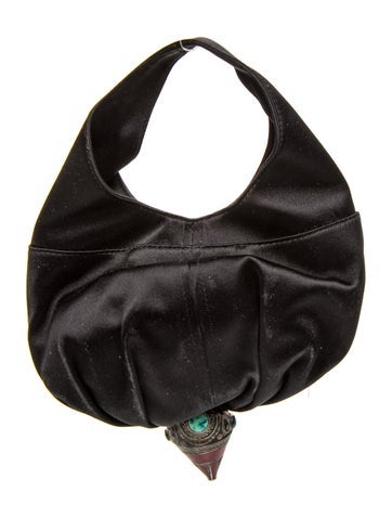 Satin Top Handle Bag