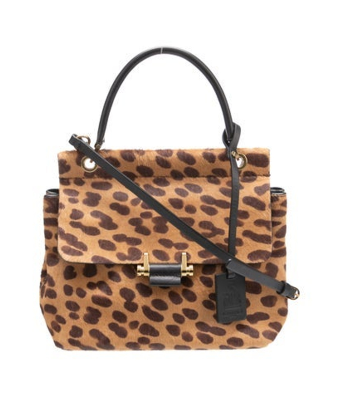 Lanvin Calf Hair Shoulder Bag Vintage