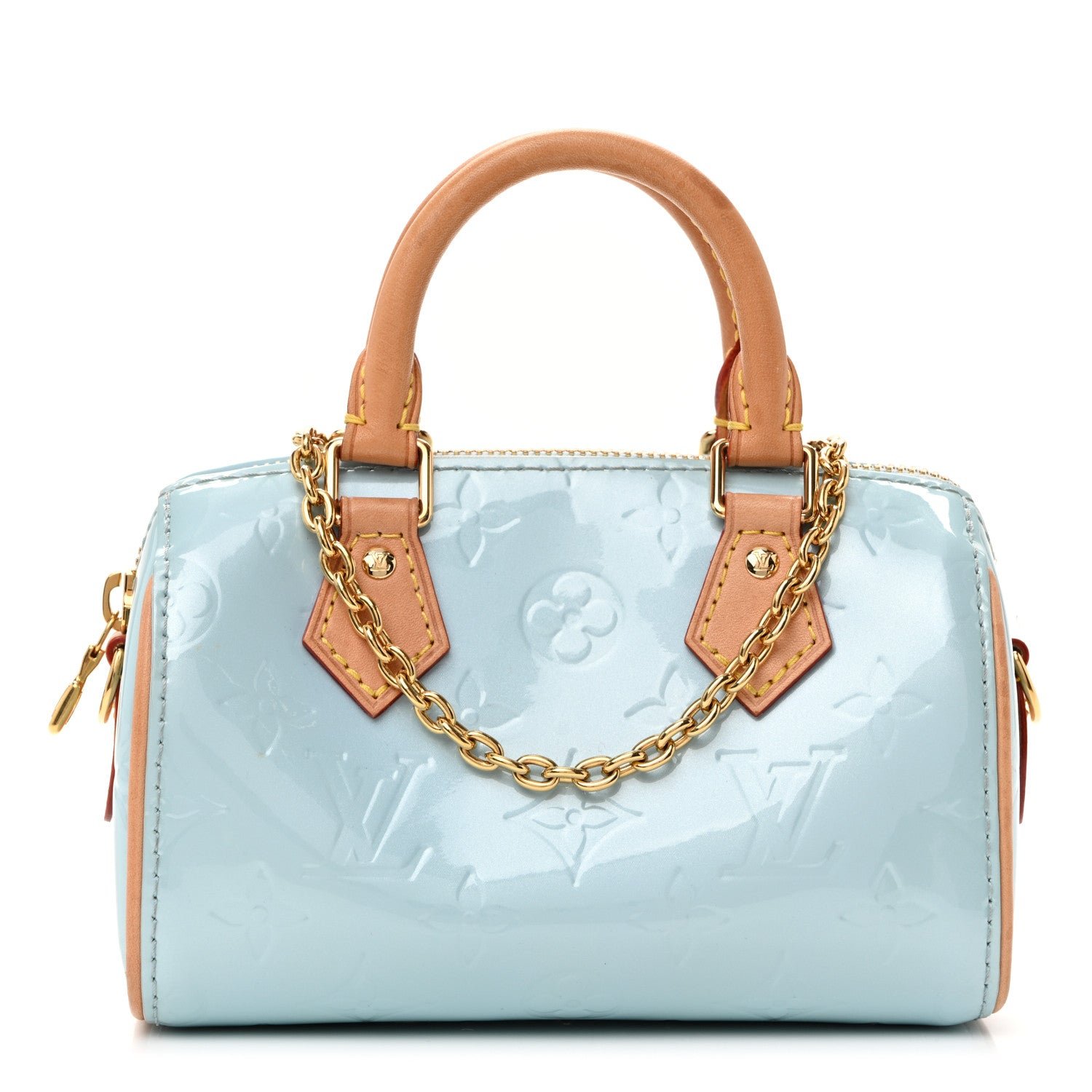 Louis Vuitton Vernis Monogram Nano Speedy Sky