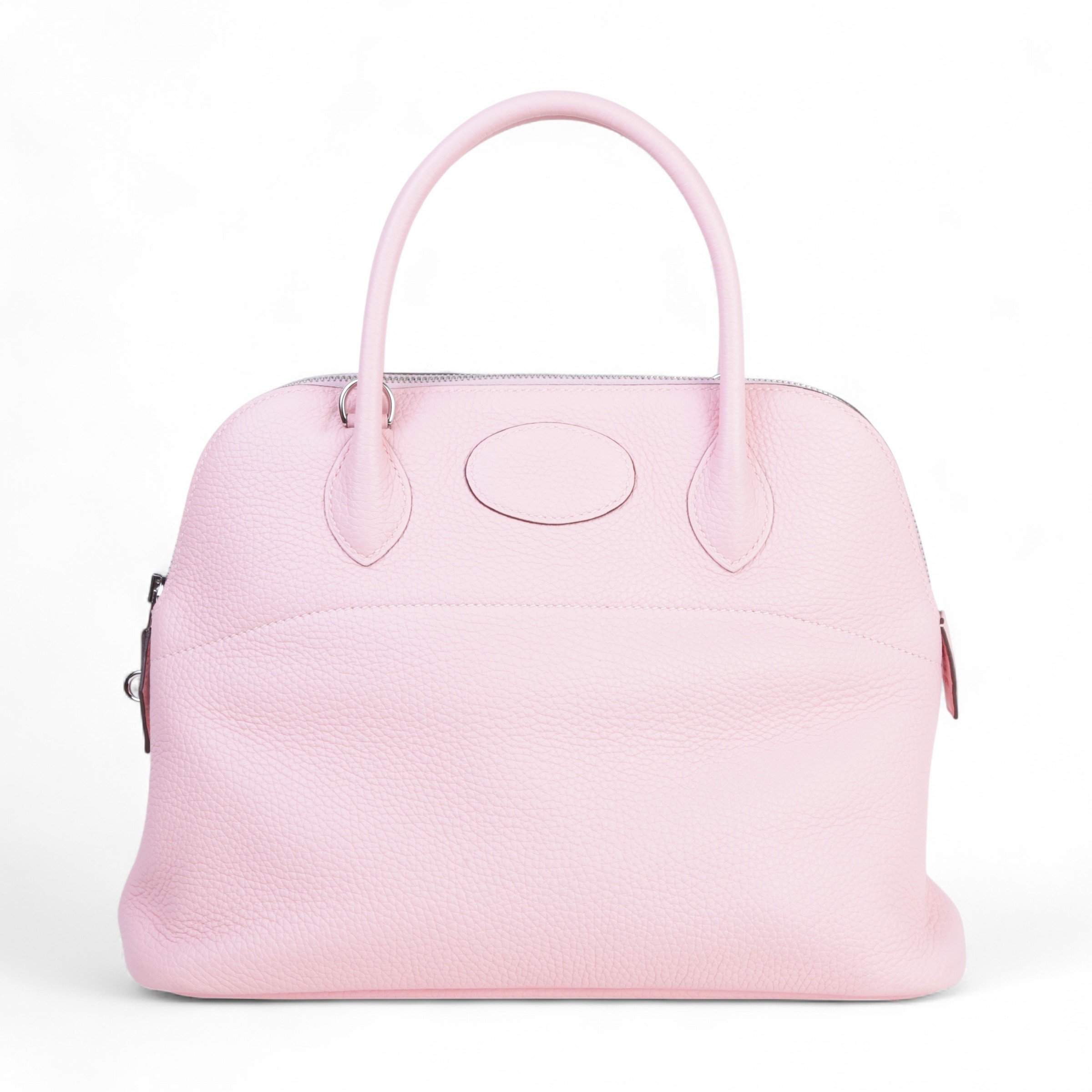 Very Good ( Rank A) HERMÈS Bolide 31 Verso Rose Sakura (3Q) Nata (I2) Clemence Palladium hardware U (2022)