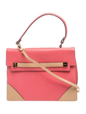 Max Mara Leather Top Handle Bag
