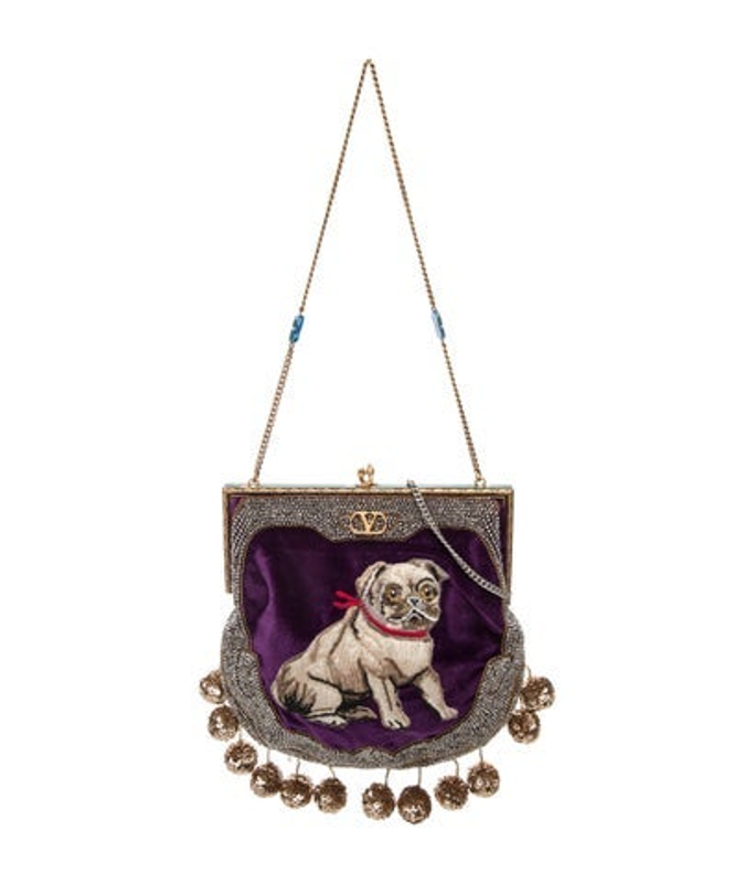 Valentino Velvet Nellcote Fairytales Clutch