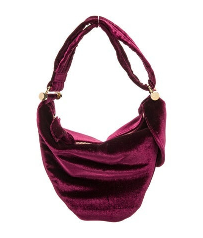 Manu Atelier Atelier Velvet Top Handle Bag
