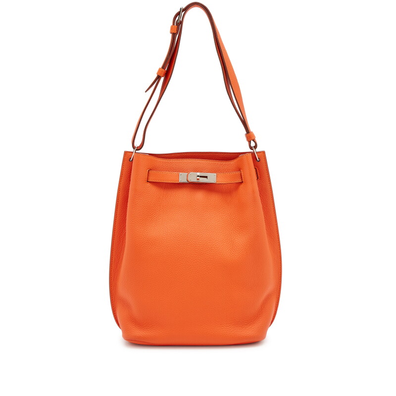 Orange Togo So Kelly Palladium Hardware, 2015