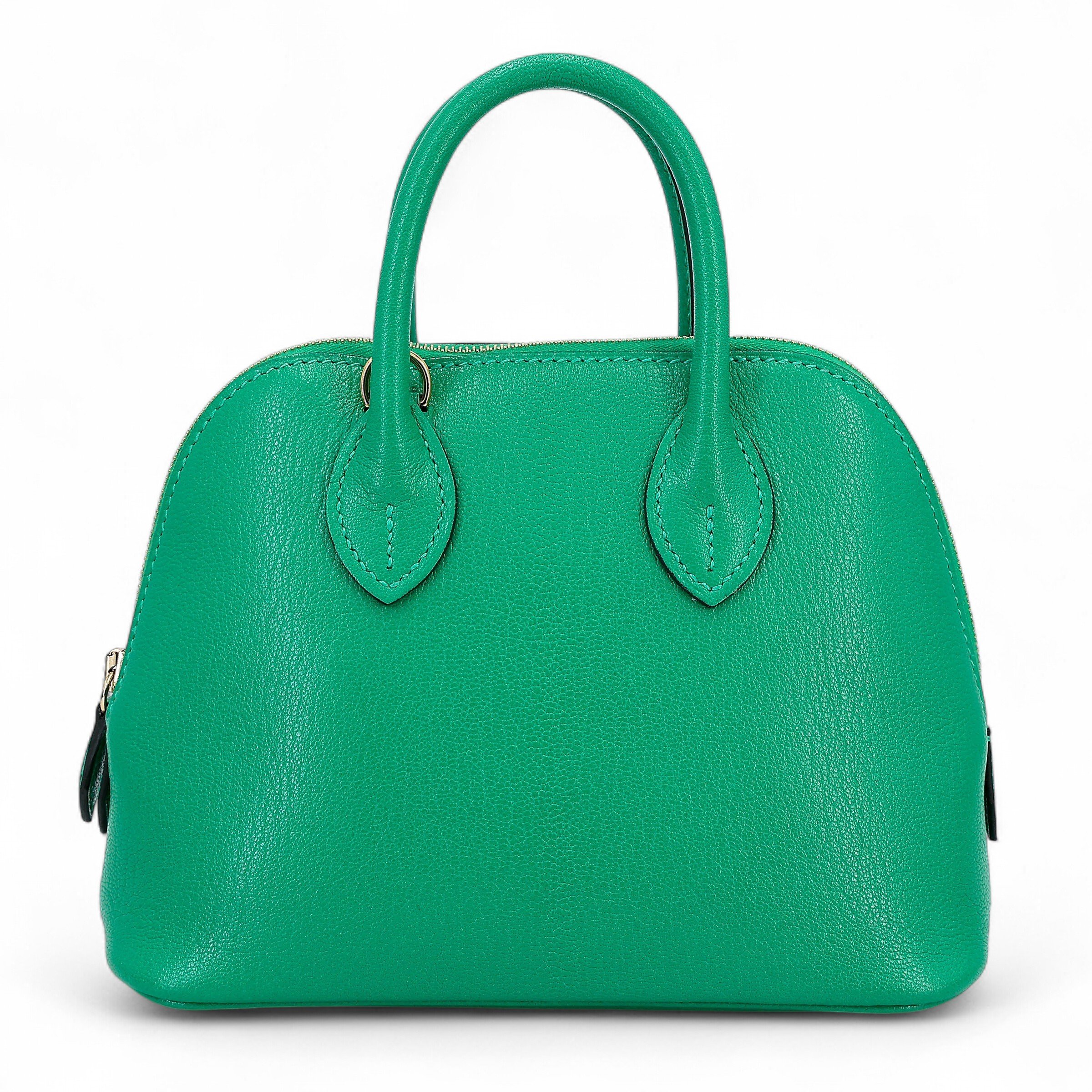 Hermes Unused ( Rank NS ) HERMÈS Mini Bolide 1923 Menthe (6W) Chevre Gold hardware W (2024)