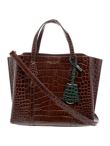 Embossed Leather Crossbody Bag
