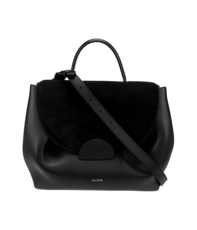 Polene Leather Top Handle Bag