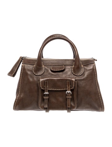 Leather Top Handle Bag