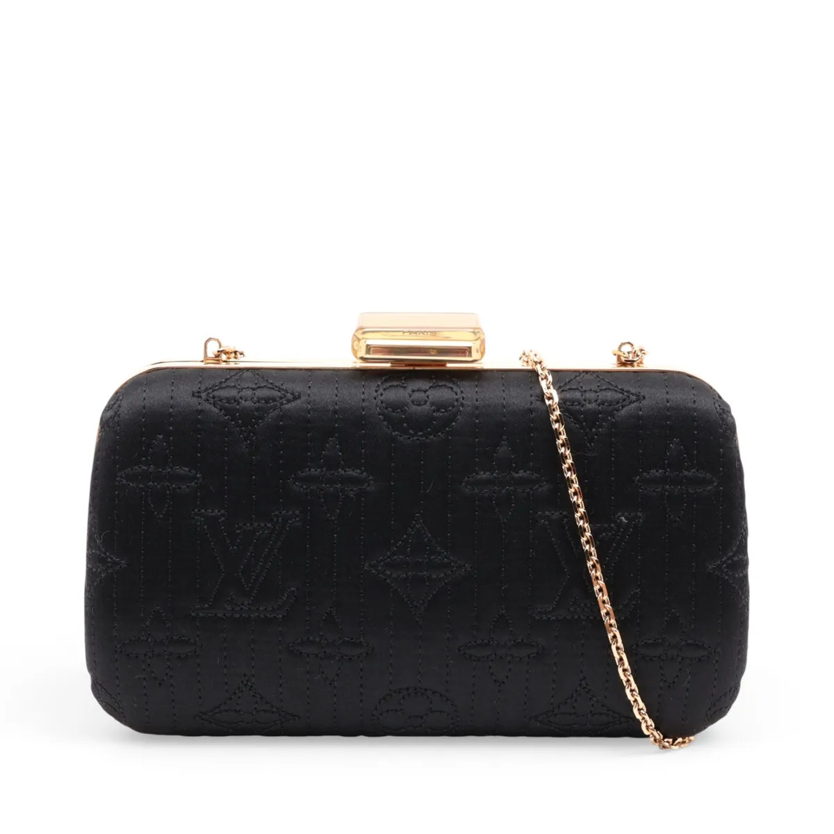 Louis Vuitton Monogram Motard Minaudière M95750 Black