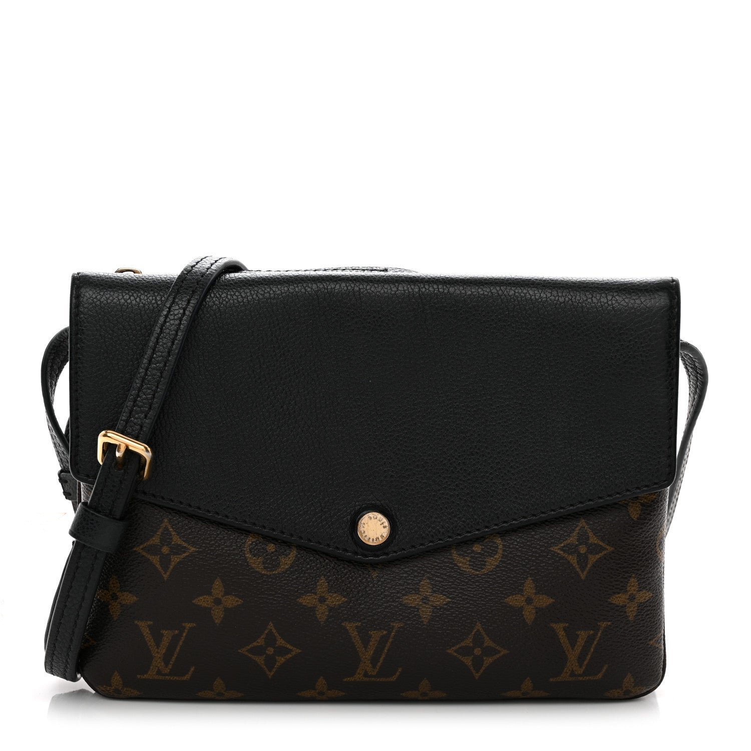 Louis Vuitton Louis Vuitton Monogram Twice Pochette Black