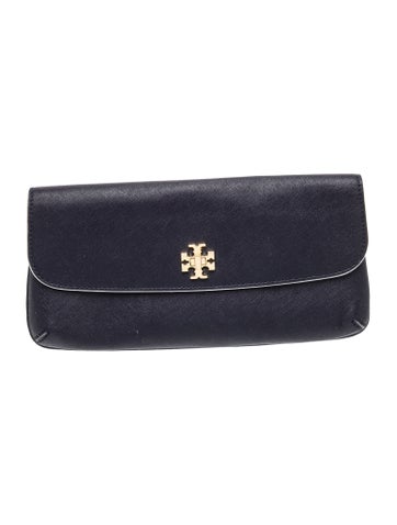 Saffiano Leather Clutch