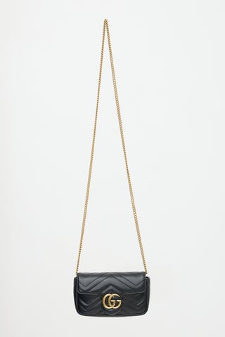 Leather Mini GG Marmont Shoulder Bag