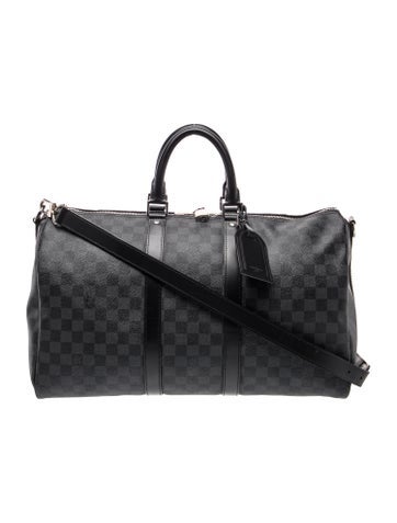 Damier Graphite Keepall Bandouliere 45