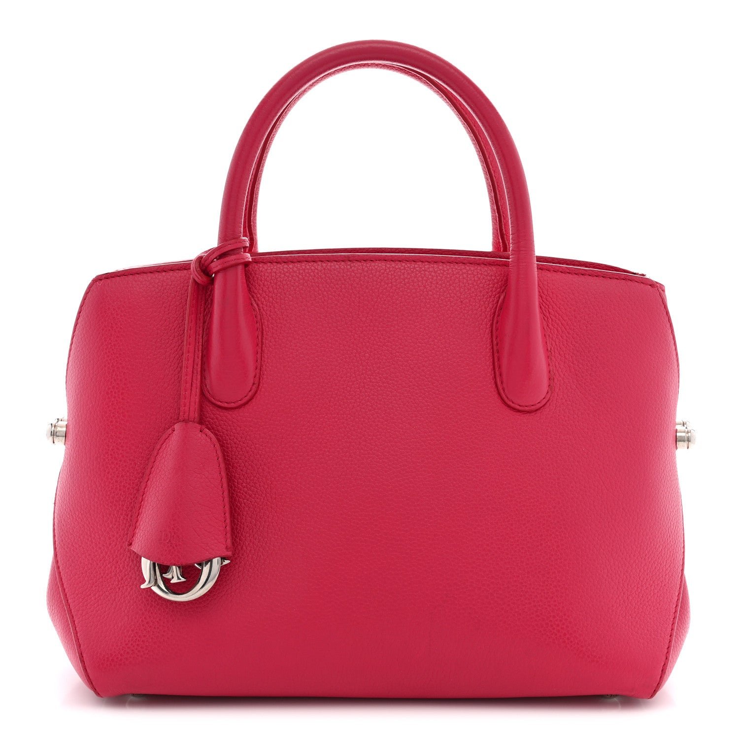 Christian Dior Supple Grained Calfskin Medium Open Bar Tote Pink