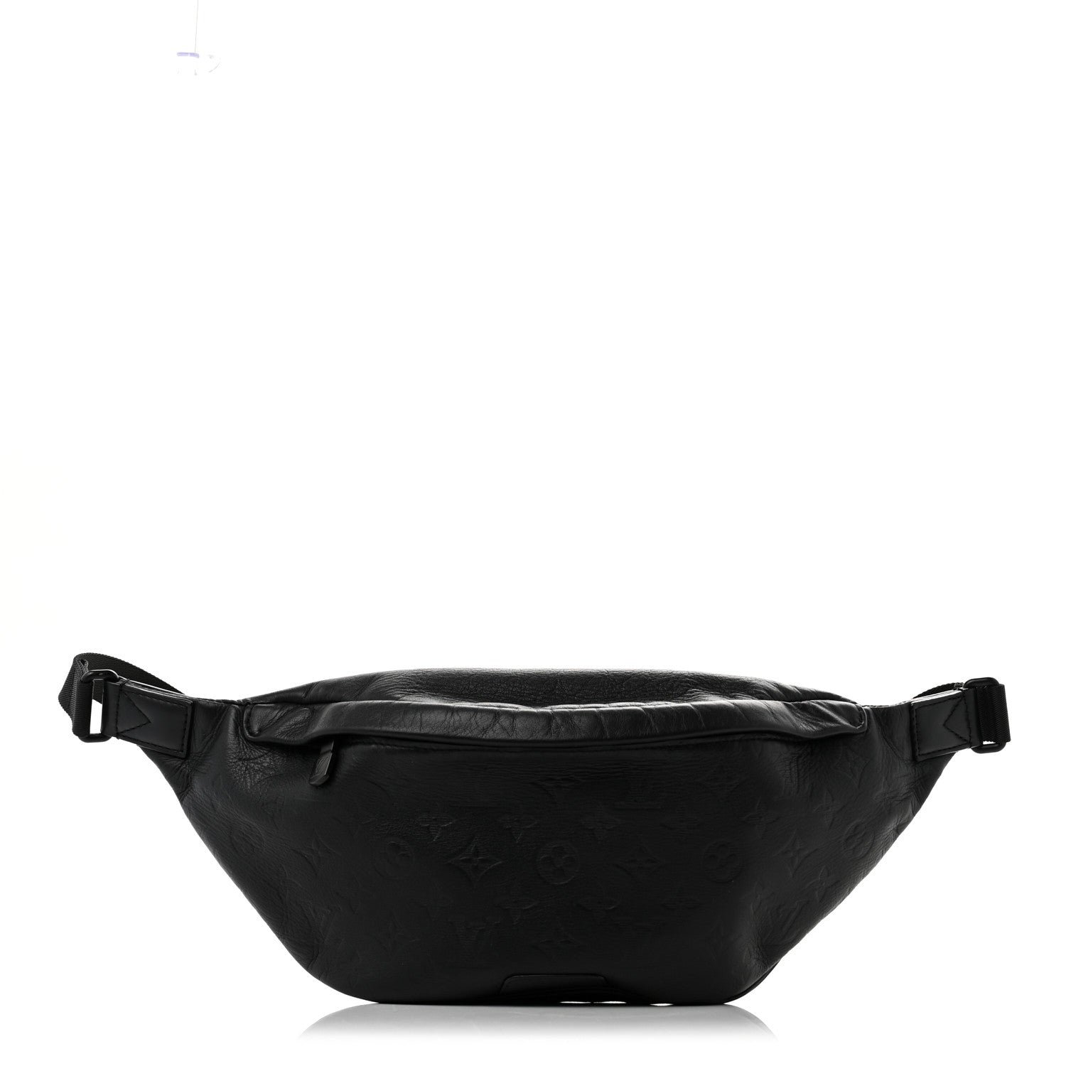 Louis Vuitton Calfskin Monogram Shadow Discovery Bumbag Black