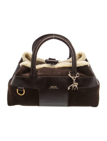 Bally Leather Top Handle Bag