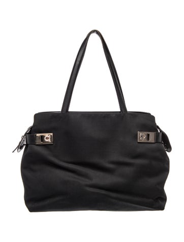 Ferragamo Leather Top Handle Bag