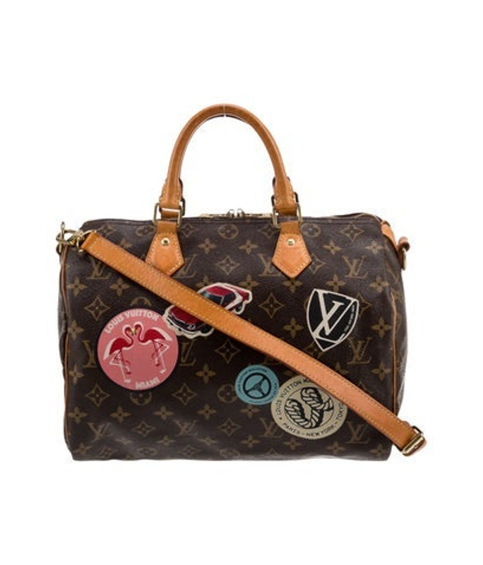 Louis Vuitton Vuitton Lv Monogram World Tour Speedy Bandouliere 30