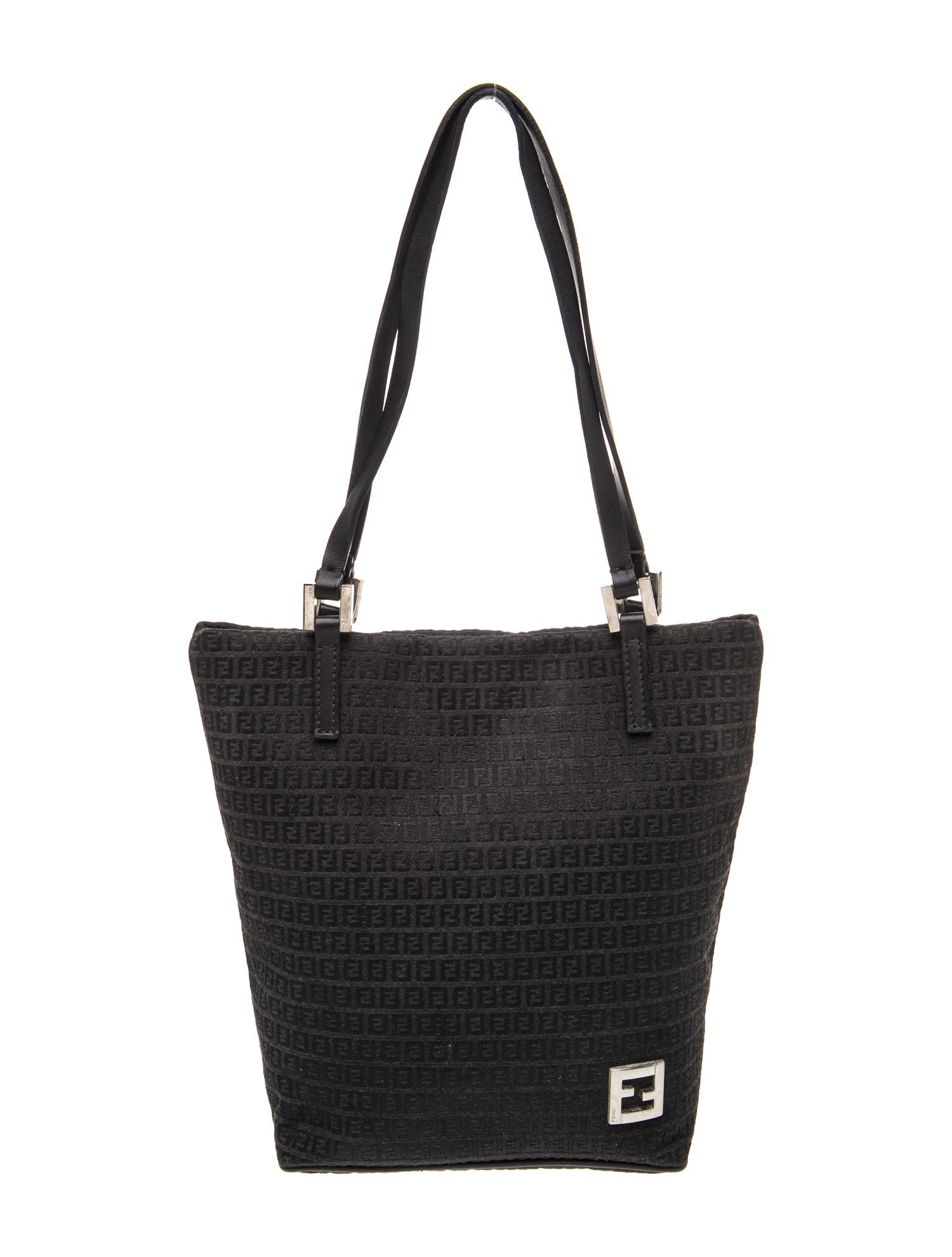 Fendi Zucchino FF Top Handle Bag Vintage