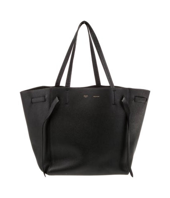 Celine Leather Cabas Phantom W Belt Medium