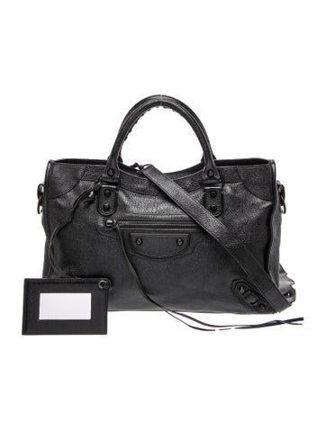 Leather Top Handle Bag