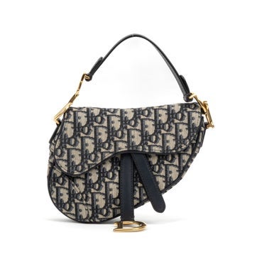 Dior Jacquard Oblique Mini Saddle