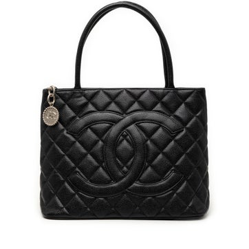 Calf Leather Caviar Medallion Tote