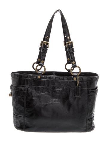 Leather Top Handle Bag