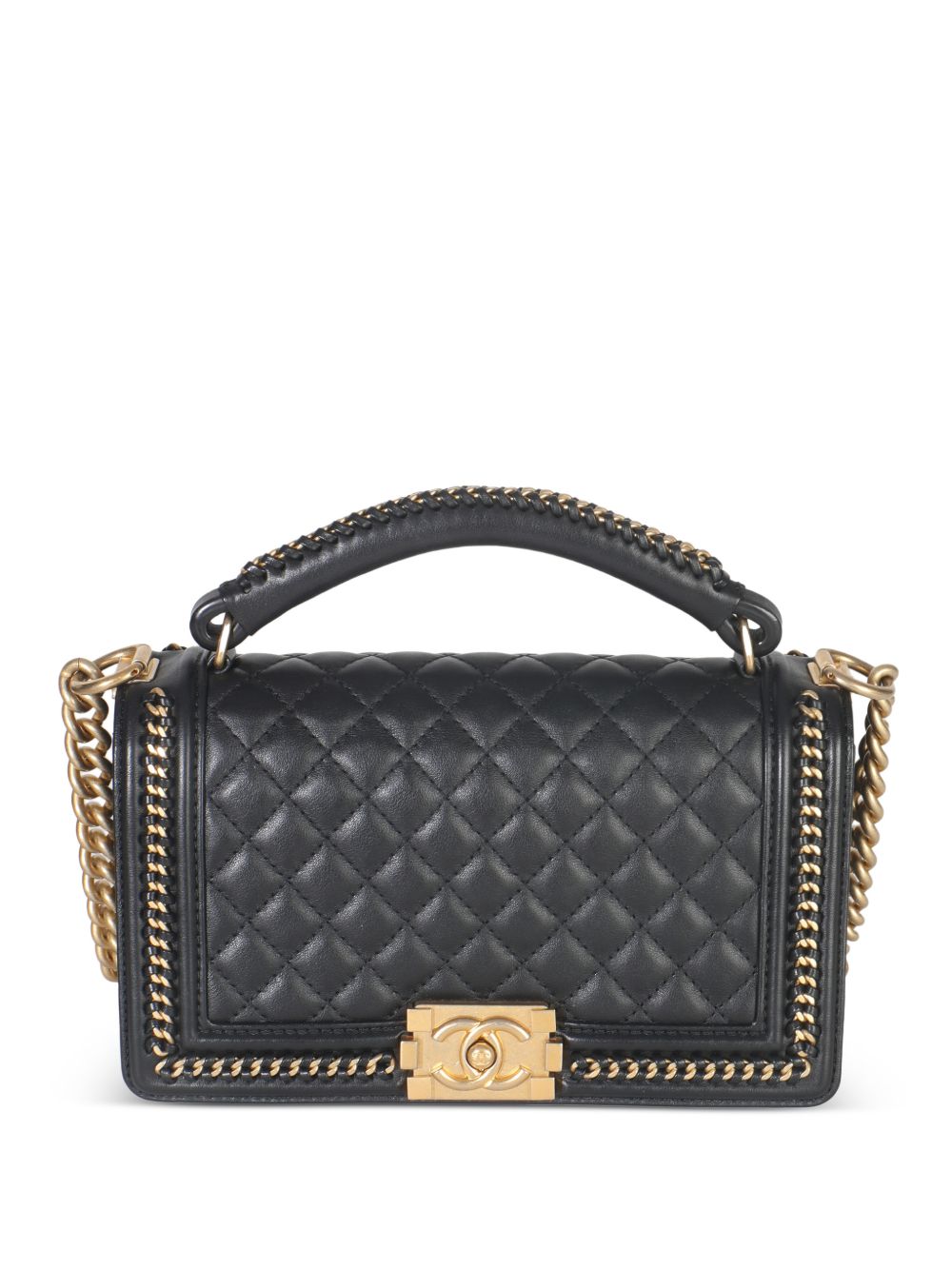 2018-2019 Boy quilted chain top handle bag